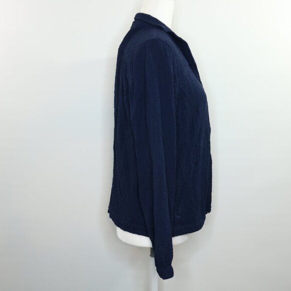 Orvis Navy Blue Scrunch Jacket Zip-Up Lightweight - Picture 6 of 12